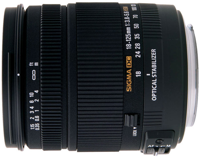 18-125mm f/3.8-5.6 OS AF HSM DC